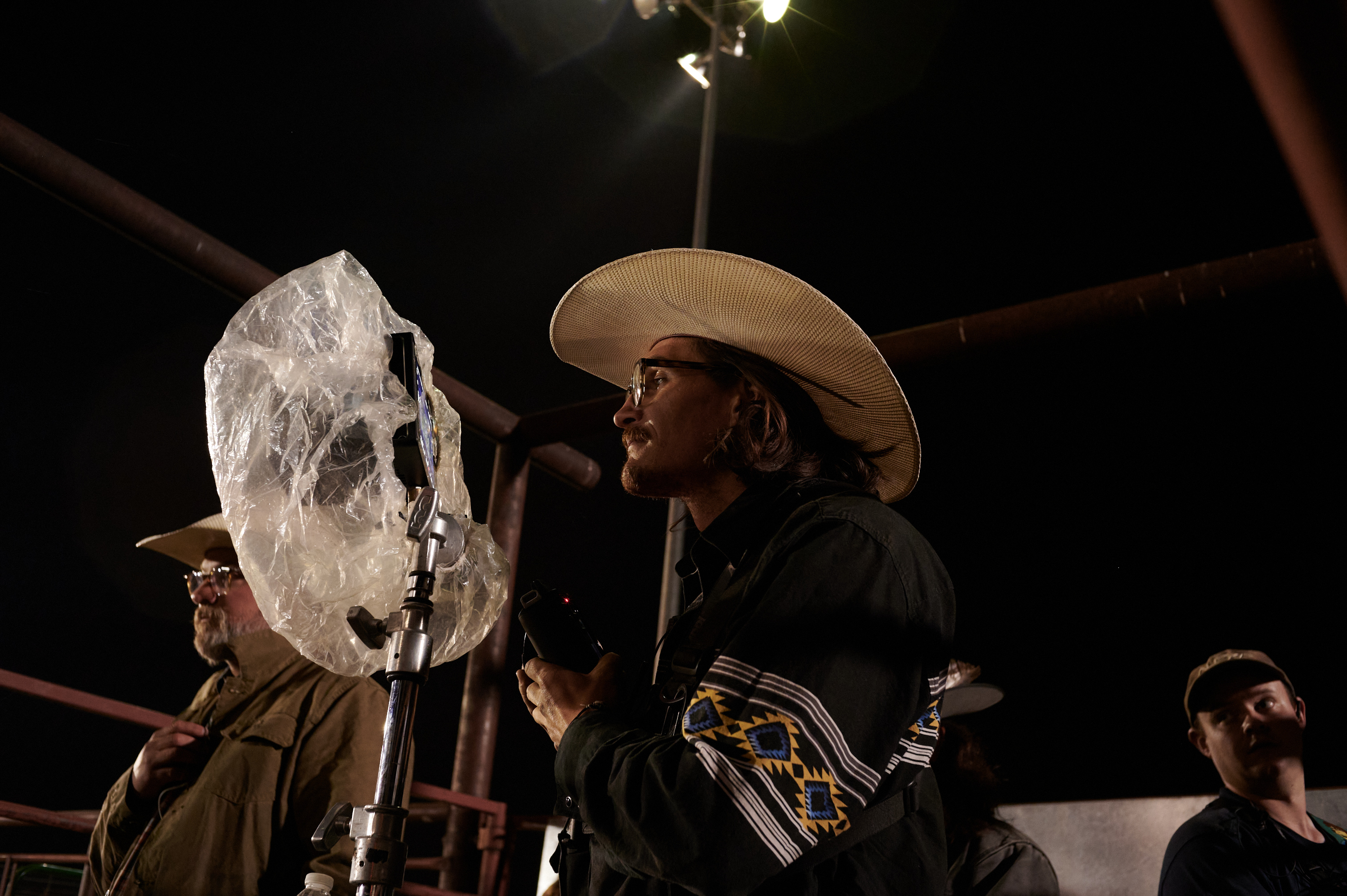 Brian Suerth on the set of Broke (2025)